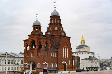 Architecture of the city of Vladimir, part of the Golden Ring, Russia.