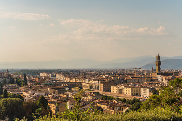 panoramic view of Florence, Italy 
