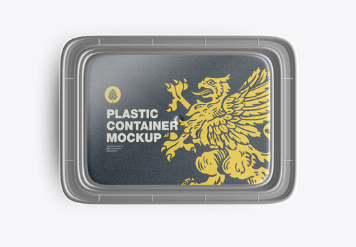 Plastic Container Mockup