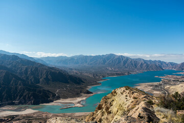 Fototapeta premium Potrerillos Dam, Mendoza, Argentina