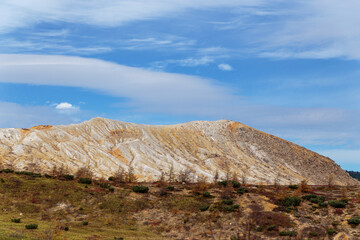 高原の景色　志賀高原　渋峠　秋