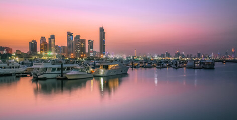 Fototapeta na wymiar KUWAIT - Kuwait harbour