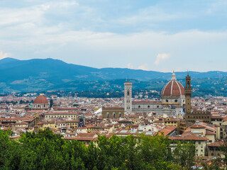 Obraz premium Beautiful view of Florence and it's Cathedral - Florence, Italy