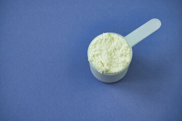 Whey protein. Healthy and fitness concept.