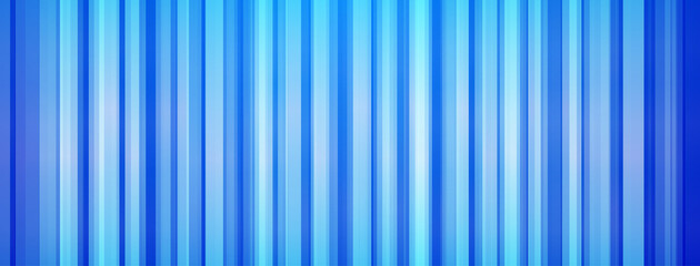 Abstract stripy background of bright vertical stripes of different widths in blue colors