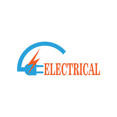 Fototapeta na wymiar electric logo and icon vector illustration design template