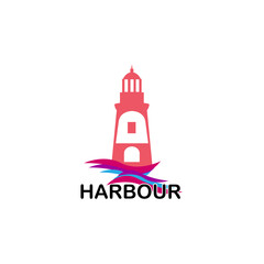 lighthouse vector logo design inspiration