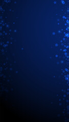 Magic stars sparse Christmas background. Subtle fl