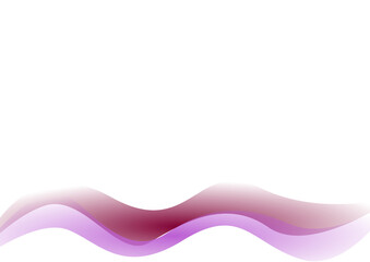 abstract ribbon color isolated on white background