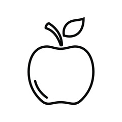 apple with a leaf