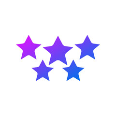Obraz premium Rating star icon