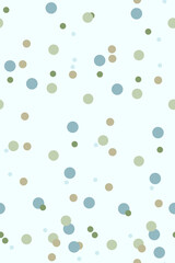 Colorful dots seamless pattern. Seamless vector pattern with dots. Colorful background. Vector illustration