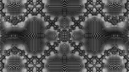 Abstract intricate fractal pattern
