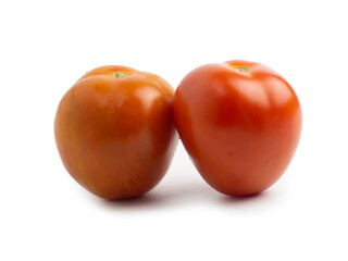 Tomato isolated on white background.(clipping path)