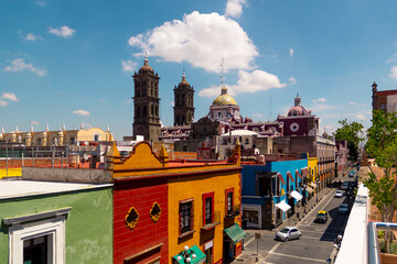 streets of Puebla in December