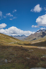 Fototapeta premium Landschaft am Gaviapass in Italien