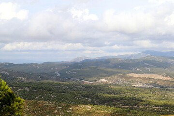 Obraz premium view from the top of the mountain