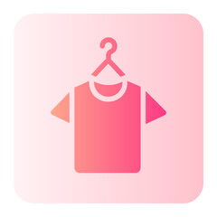 clean clothes gradient icon