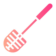 toilet brush gradient icon