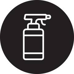 desinfectant glyph icon