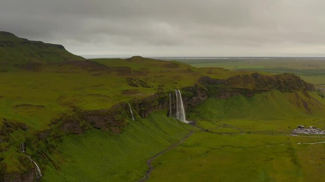 the landscapes, waterfalls and scenery of Iceland in summer