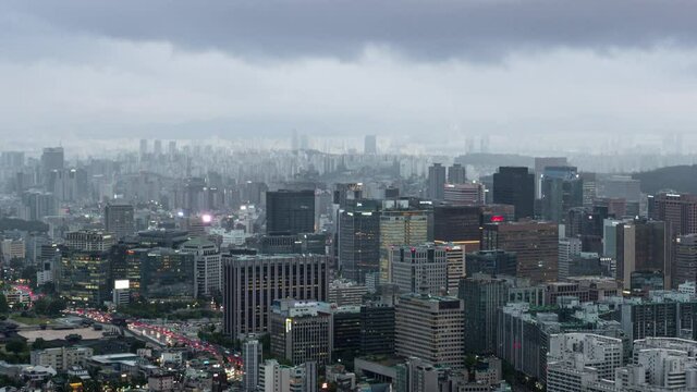 cloudy day in seoul 흐린 하늘의 서울풍경