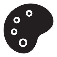 color palette glyph icon