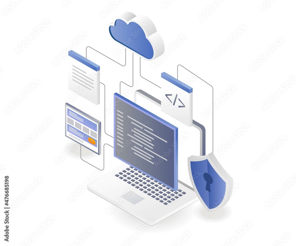 Poster Application layout programmer web security