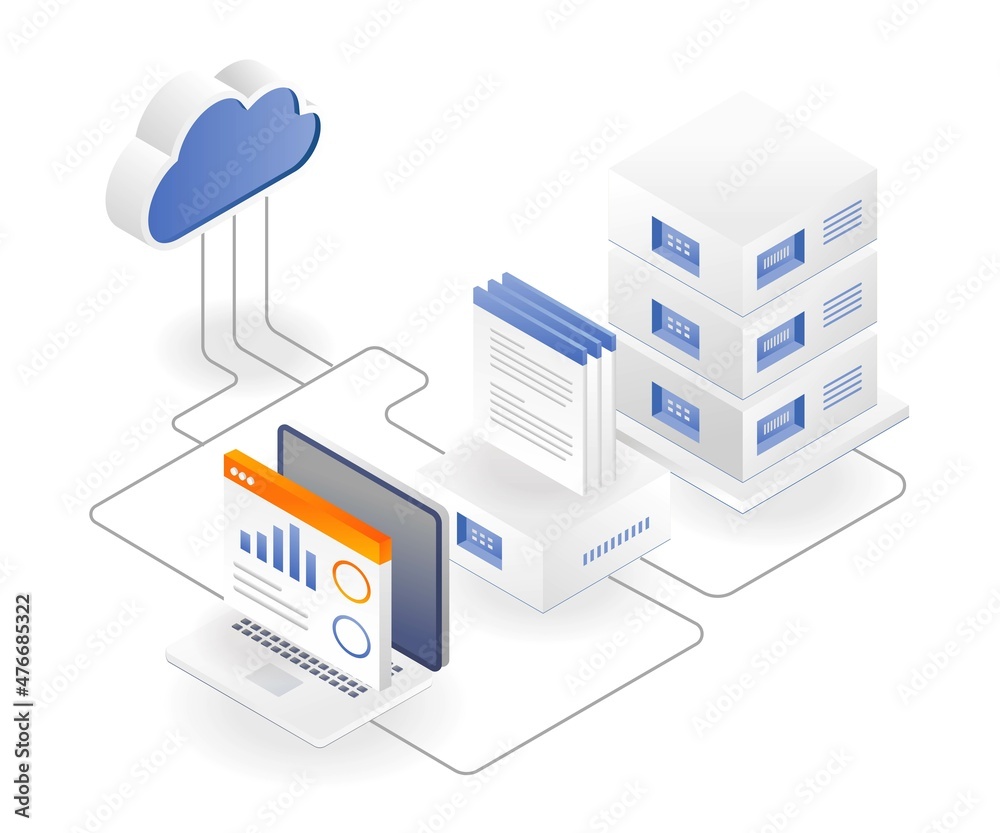 Poster data analysis cloud server center