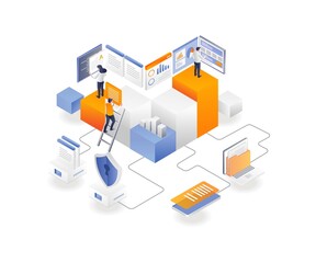 Fototapeta premium Analytical and security investment business