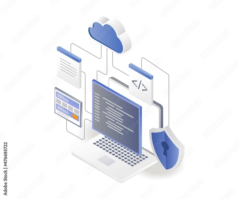 Aufkleber Program language and cloud server security