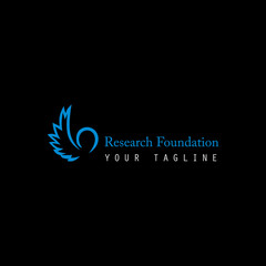 research foundation illustration logo design