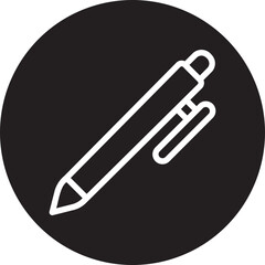 pen glyph icon
