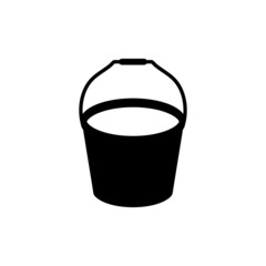 bucket icon design template vector
