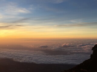 Obraz premium 富士山からの雲海 ~Mt.Fuji~