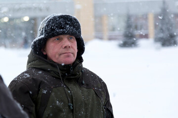 Portrait of a fitter in a green jacket
