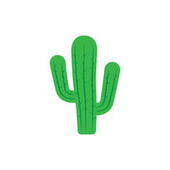 Cactus icon design template vector isolated illustration