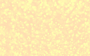 modern realistic glowing seamless yellow bokeh background with space for your text.abstract happy new year concept sparkle beautiful yellow bokeh background with various light glowing particles.