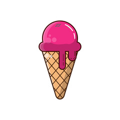 Ice cream design vector illustration templates