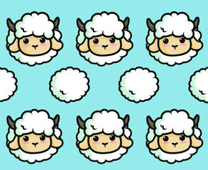 cute sheep on pink background, colorful illustration, 
kids t-shirt designs 