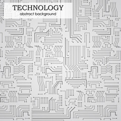 Abstract vector technology background.