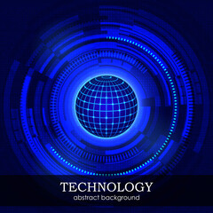 Abstract technology background.