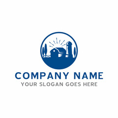 farm logo , agriculture logo vector