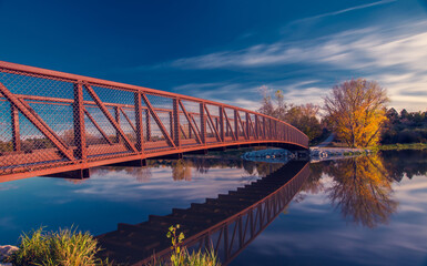 bridge over lake