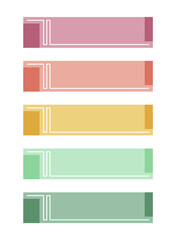 Obraz premium Name tag labeling system (C)