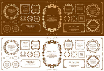 エレガントなフレームデザイン。高級感のあるあしらい。