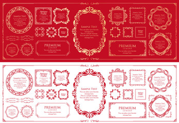 エレガントなフレームデザイン。高級感のあるあしらい。