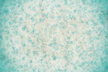 snowflakes on old paper texture
