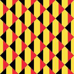seamless pattern of belgium flag. vector illustration. print, book cover, wrapping paper, decoration, banner and etc
