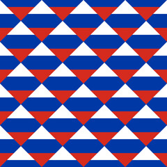 seamless pattern of russia flag. vector illustration. print, book cover, wrapping paper, decoration, banner and etc	
